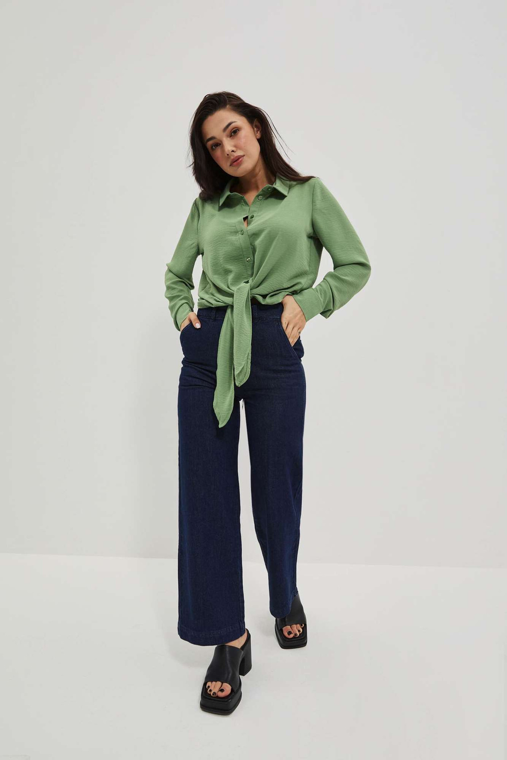 WOMEN'S JEANS L-JE-4006 NAVY