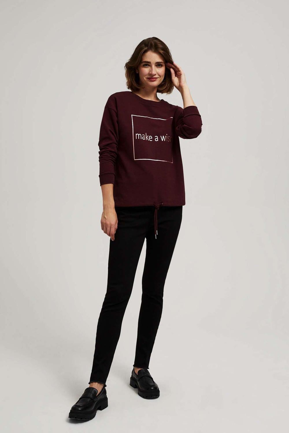 Simple sweatshirt with print