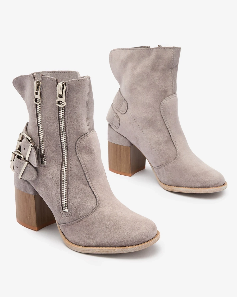 Resti Women&#039;s gray boots with Feirrgo decoration