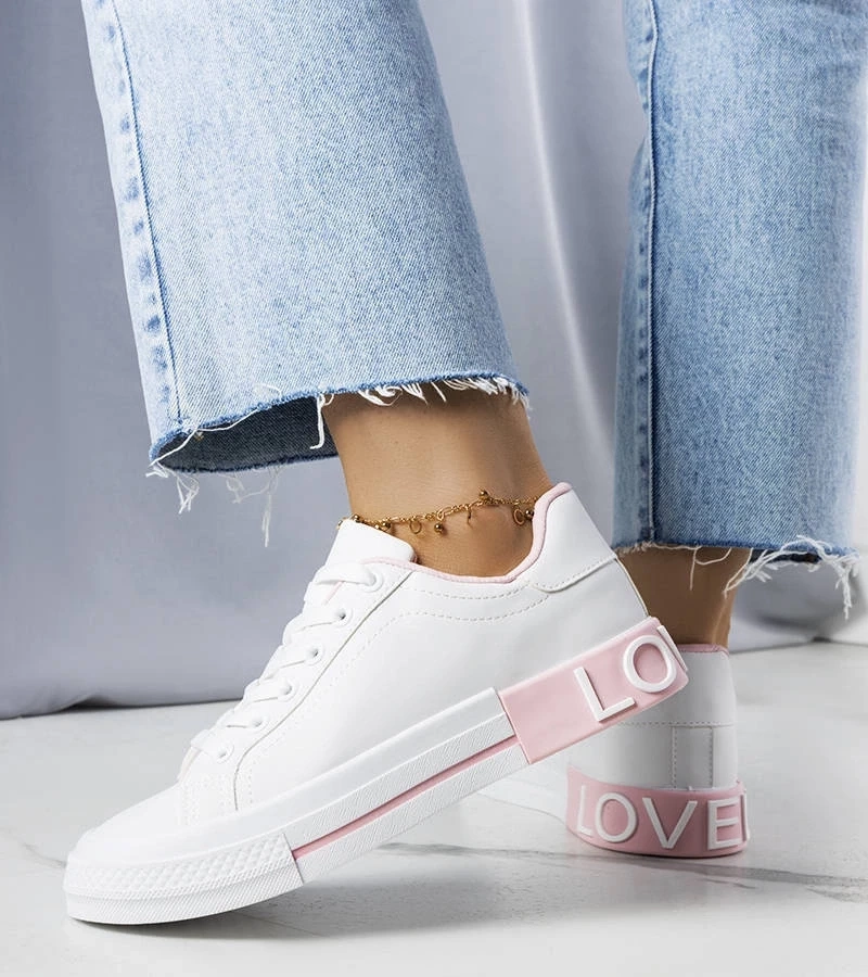 D/CEO White trainers Justar