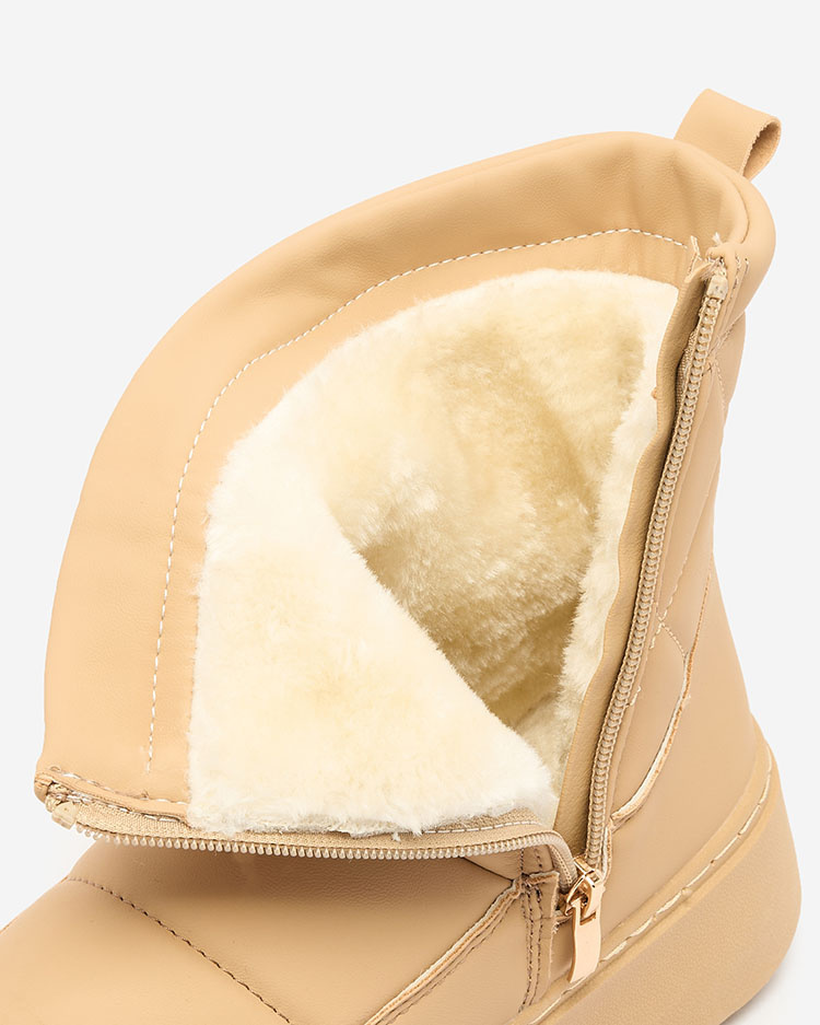 Resti Light brown women&#039;s boots a&#039;la snow boots Kacecica