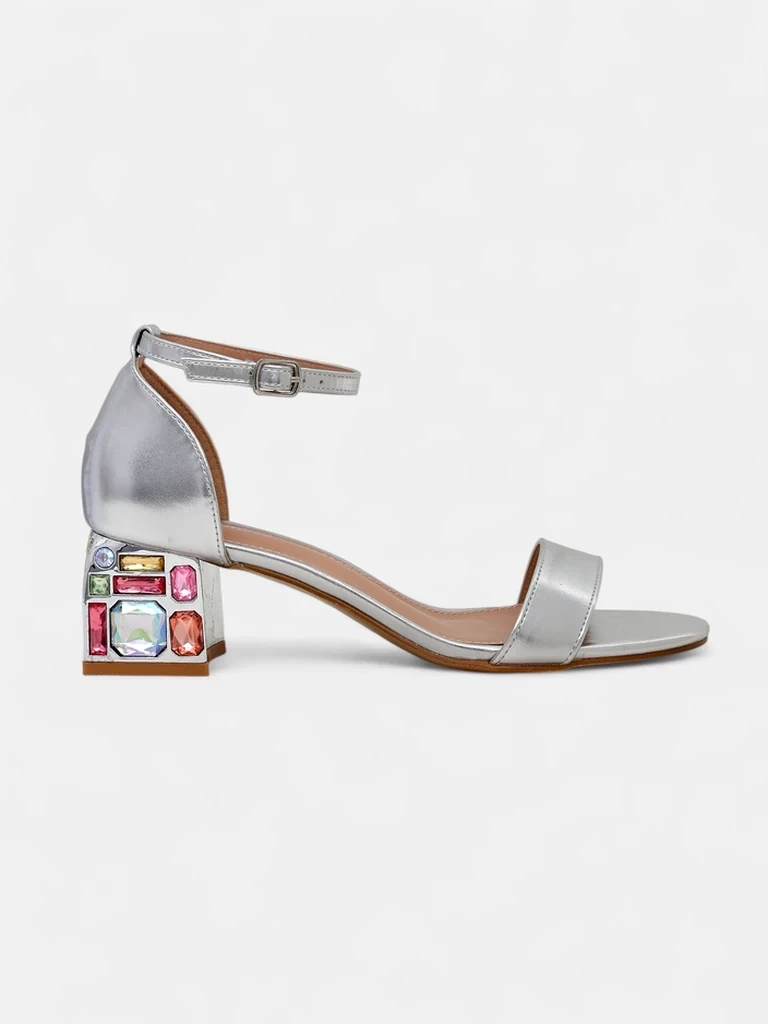 Resti Women's sandals with decorative heels Ballou