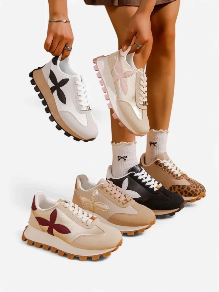 Resti Women's sports sneakers on a thicker sole Aloqa