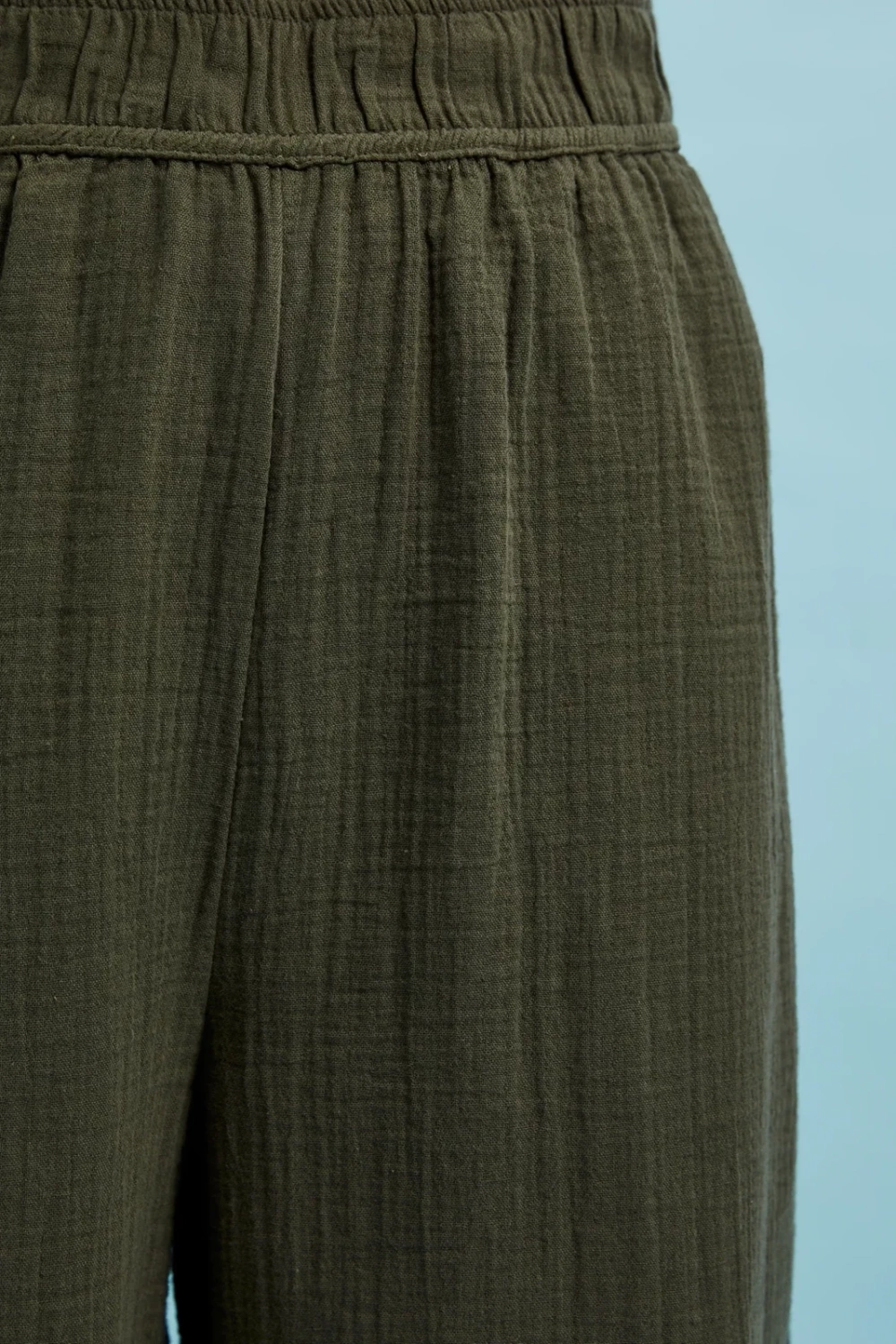 Women's summer trousers MOODO - khaki