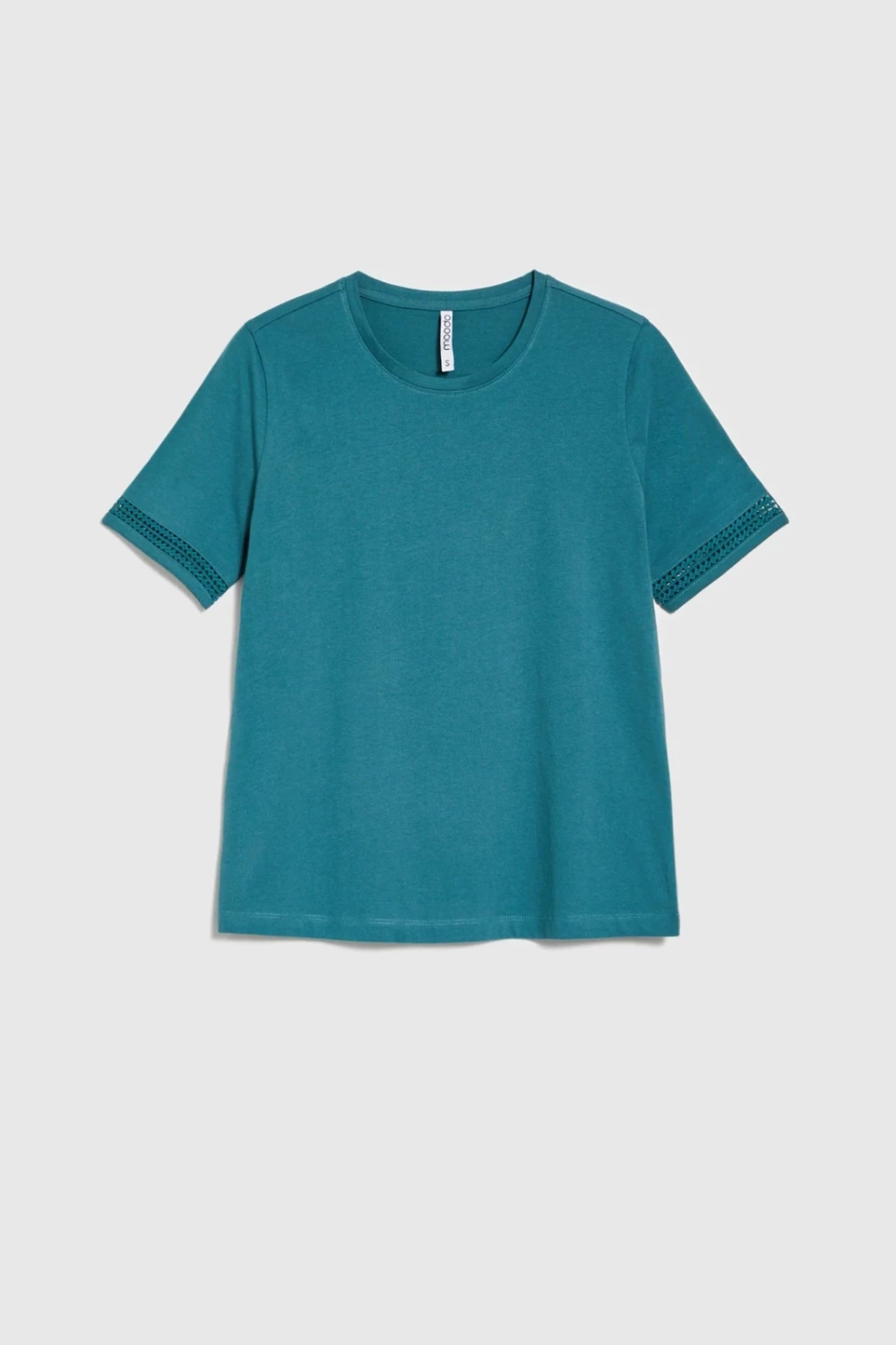 Marisse Green Short-Sleeved Cotton T-Shirt