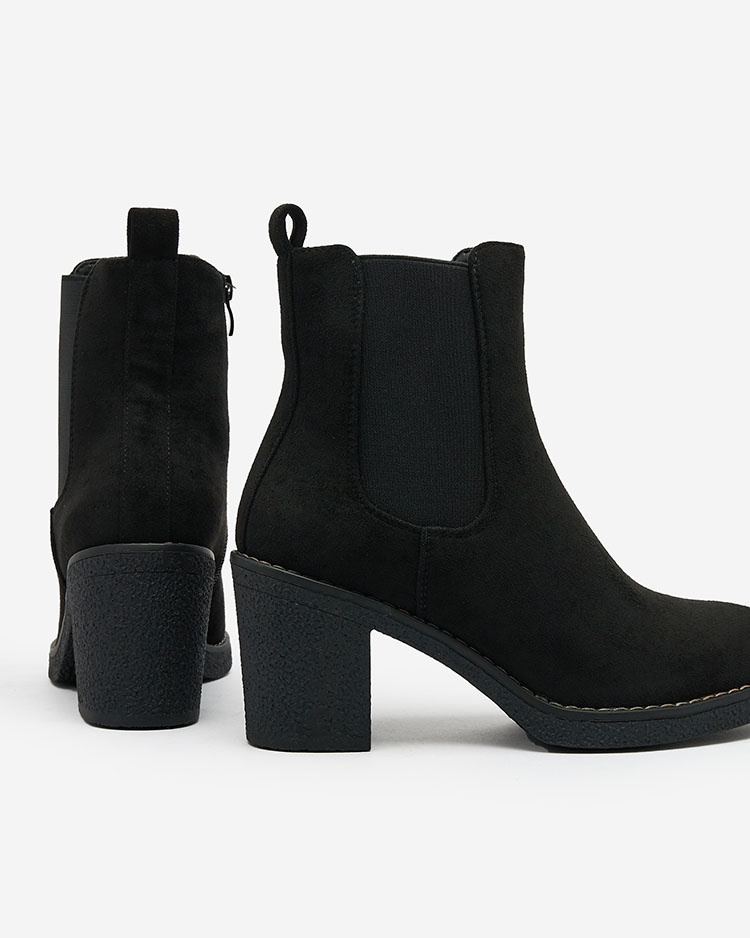 Resti Black eco-suede women&#039;s Bregianka stiletto boots