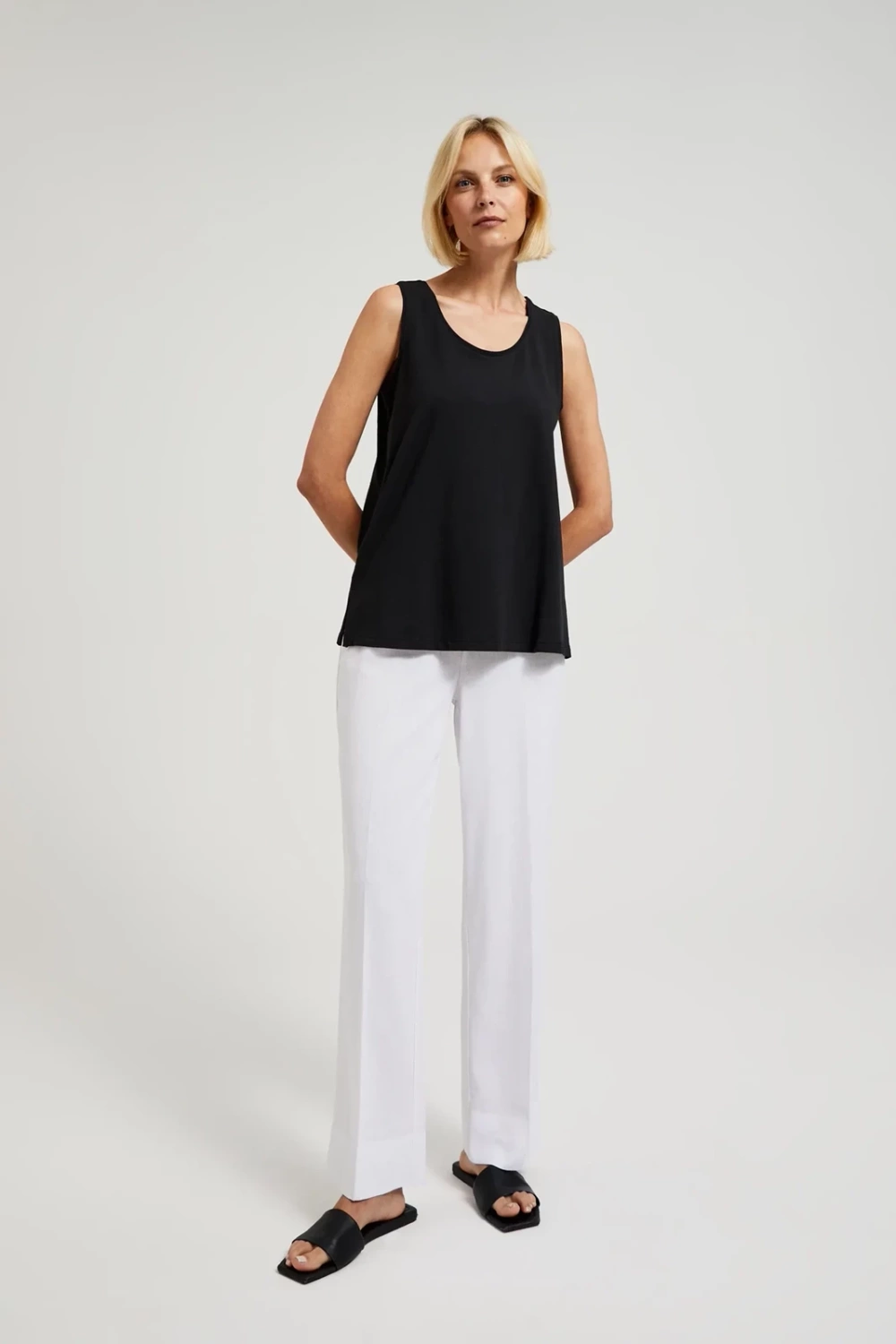 Marisse Women's Blouse L-Ts-4428 Black