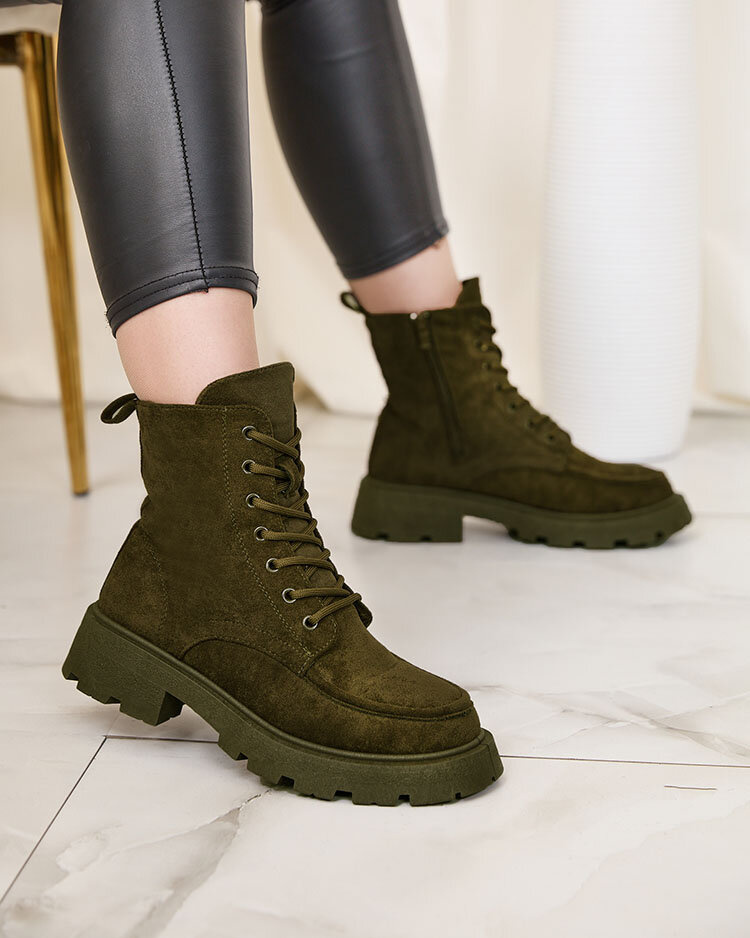 Resti Green women&#039;s Oroccar lace-up boots