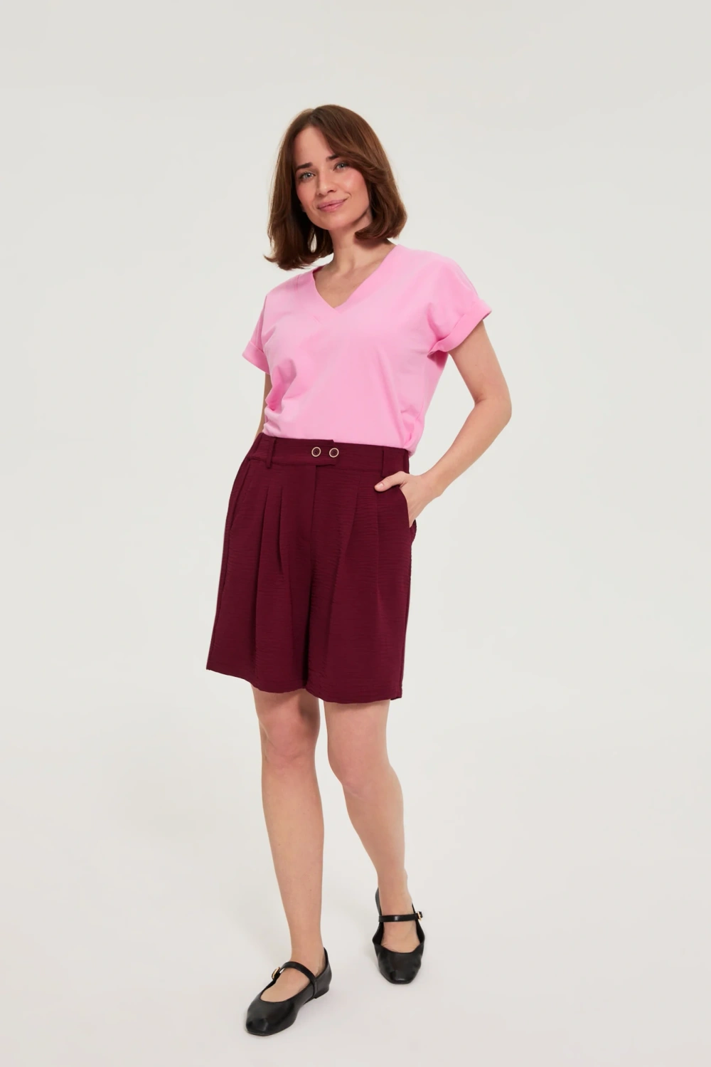 Marisse dámské šortky Burgundy