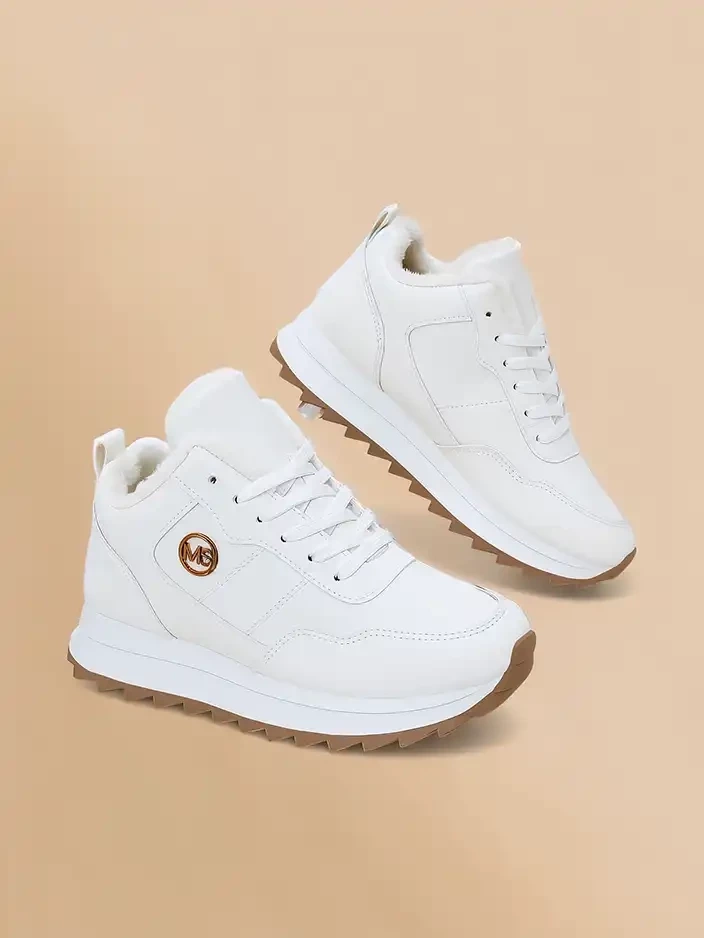 Resti White insulated women's sports shoes Lahho