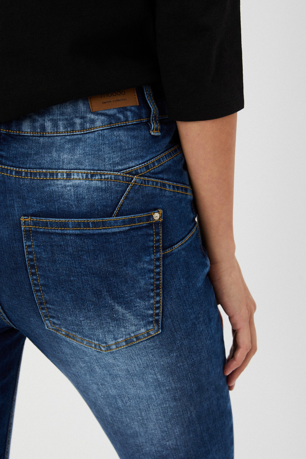 Marisse Straight Leg Jeans Z-Je-3611 D.Blue