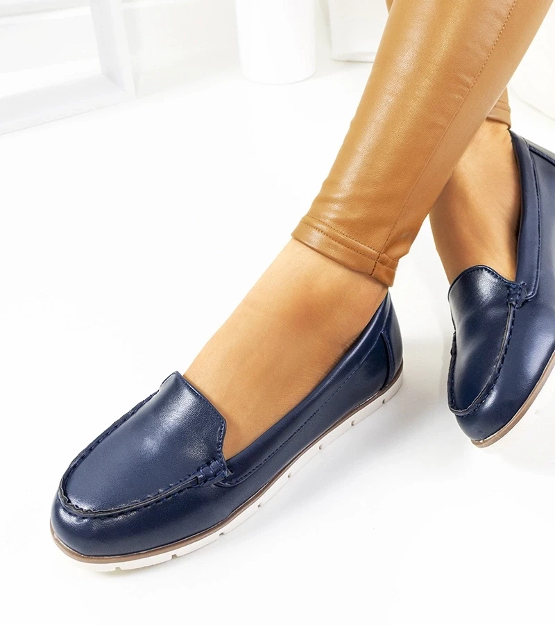 D/CEO Navy-blue loafers Montez