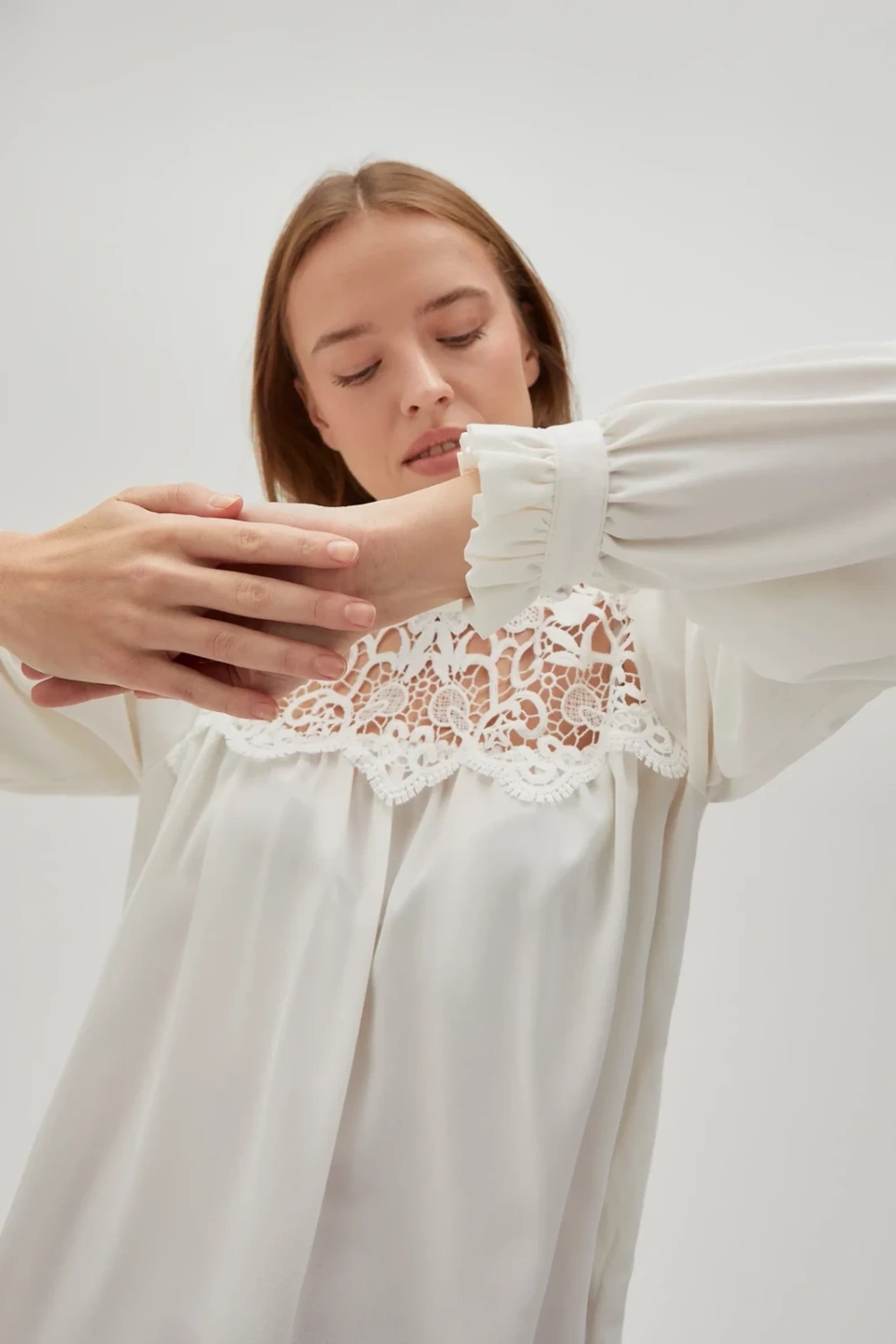 Marisse Women&#039;s Shirt L-Ko-4550 Off White