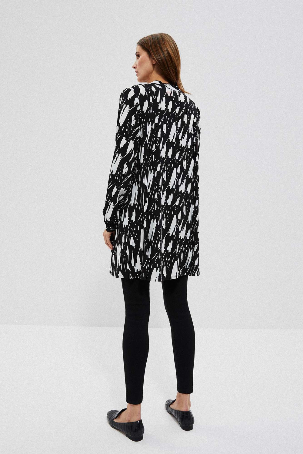 Marisse Long Viscose Shirt L-Ko-3701 Black