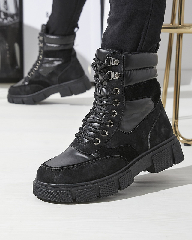 Resti Black women&#039;s insulated trapper boots Kasemi- Footwear