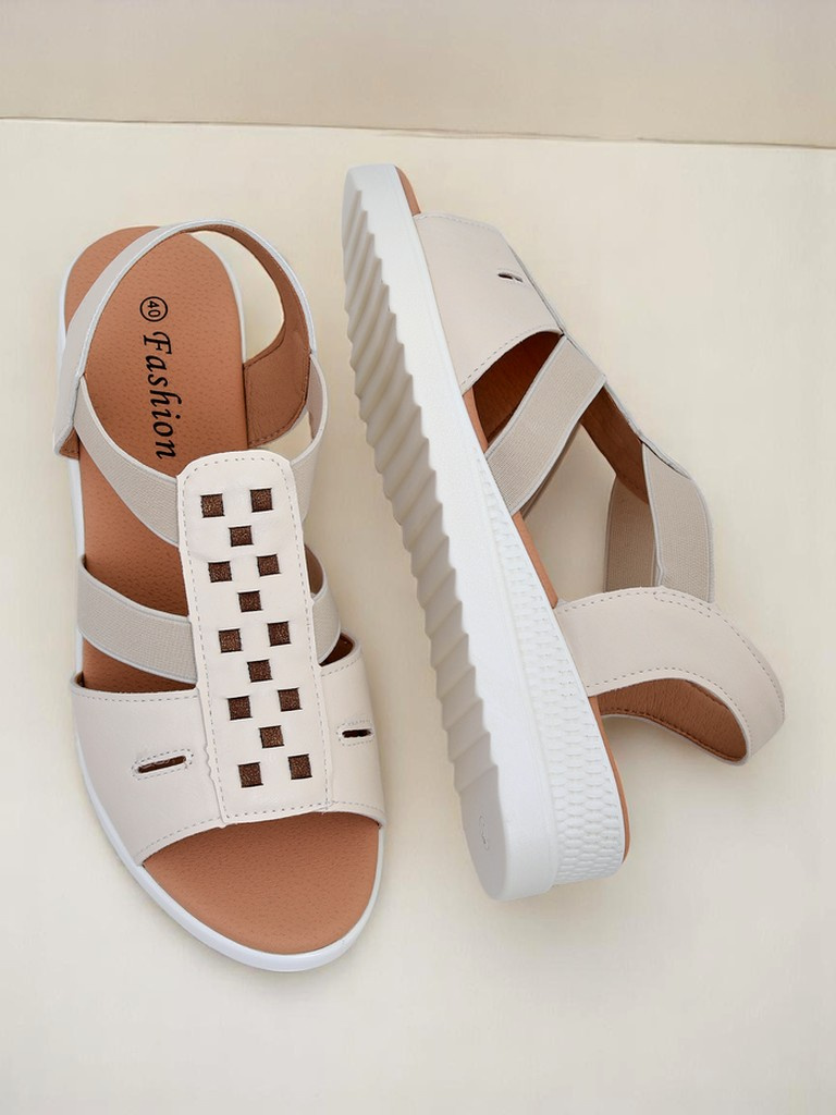 Resti Royal Fashion Women&#039;s Sora Low Wedge Sandals