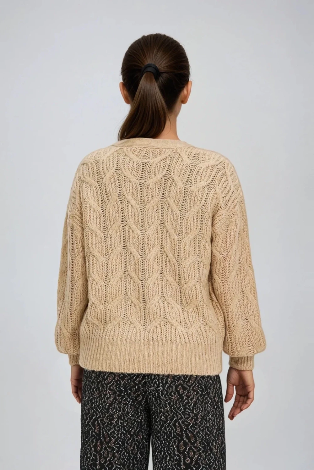 Marisse WOMEN'S SWEATER Z-SW-4808 BEIGE MEL