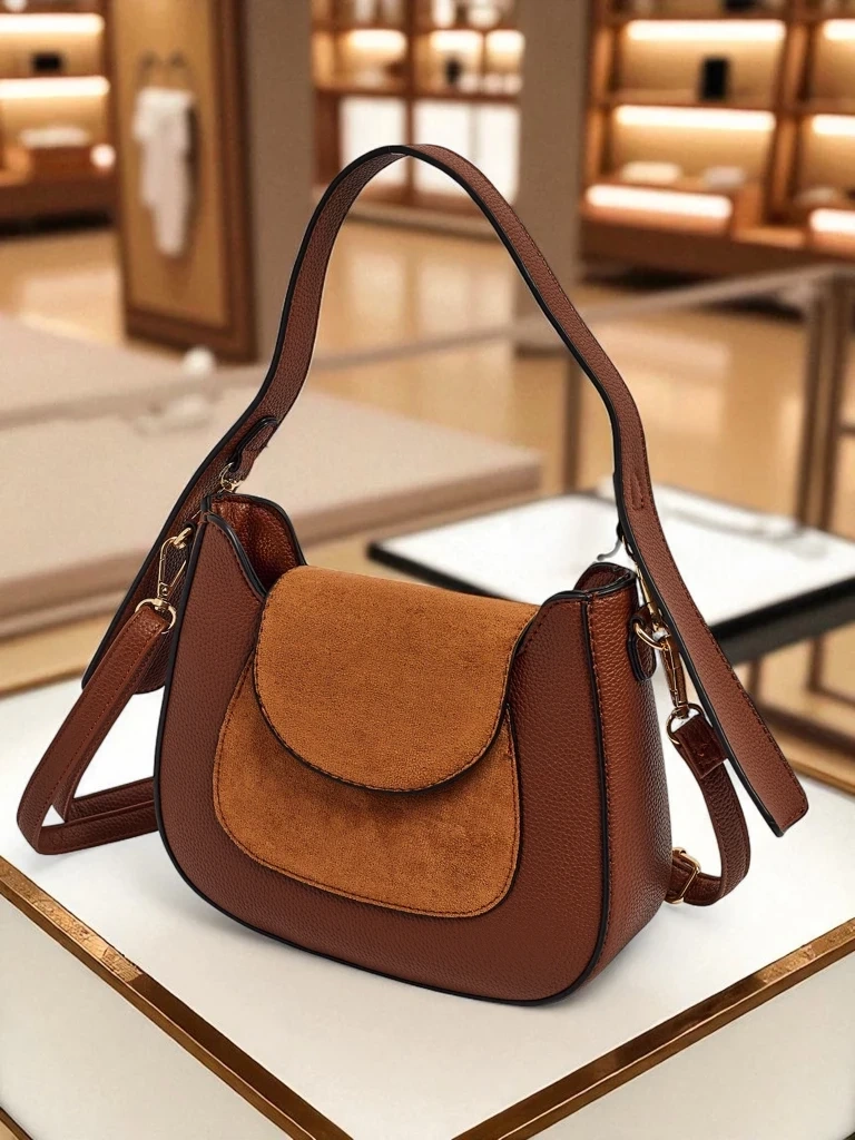 Resti Small women's eco-leather handbag Golden Whisper