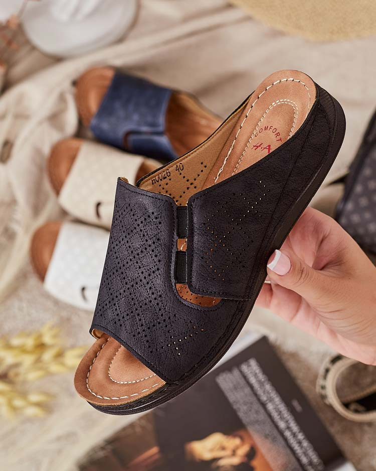 Дамски джапанки Mino, изработени от екокожа