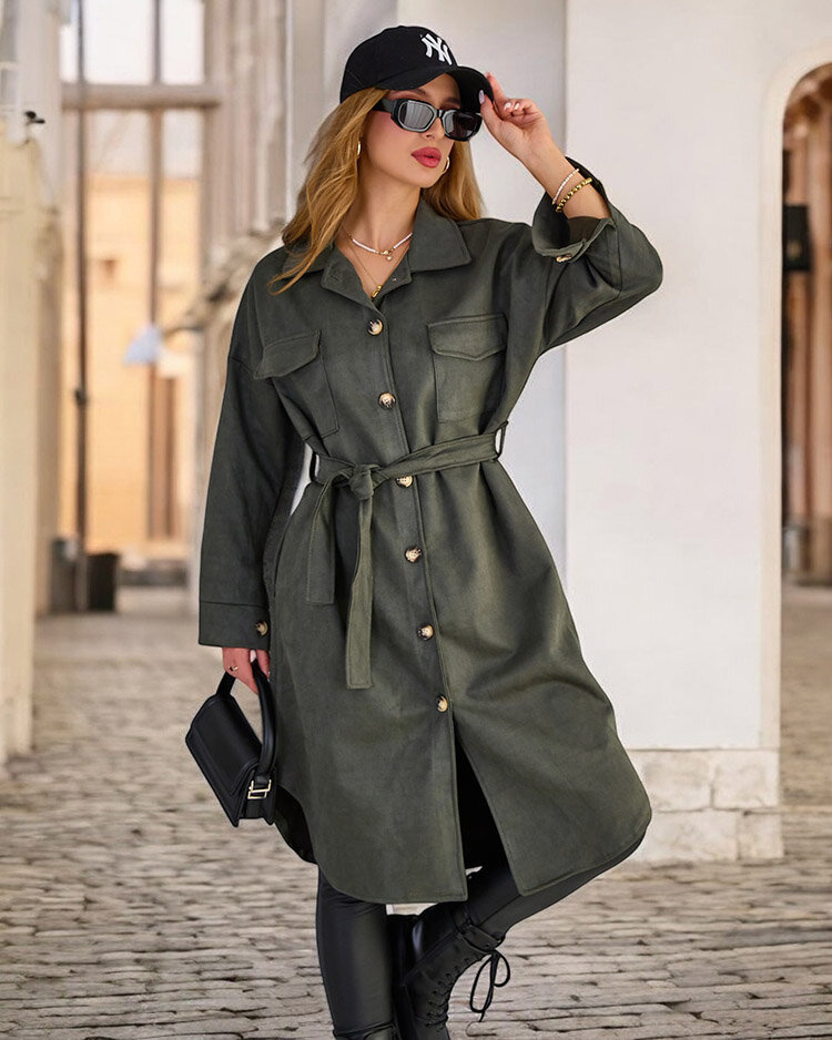 Resti Women's Shirt Type Coat