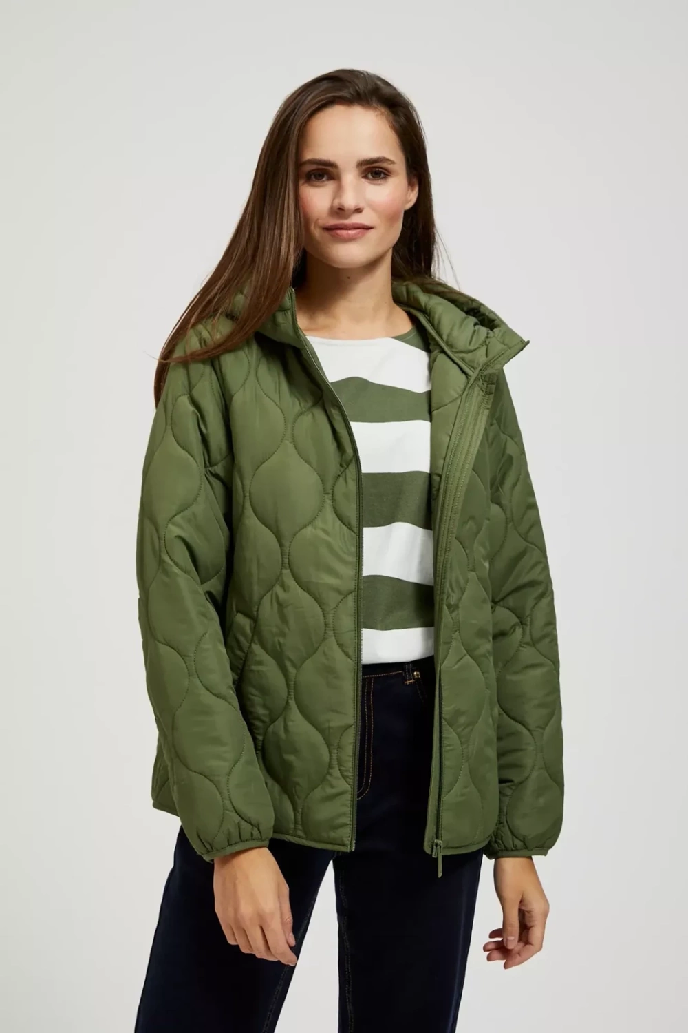 Marisse Women's Jacket L-Ku-4304 Khaki