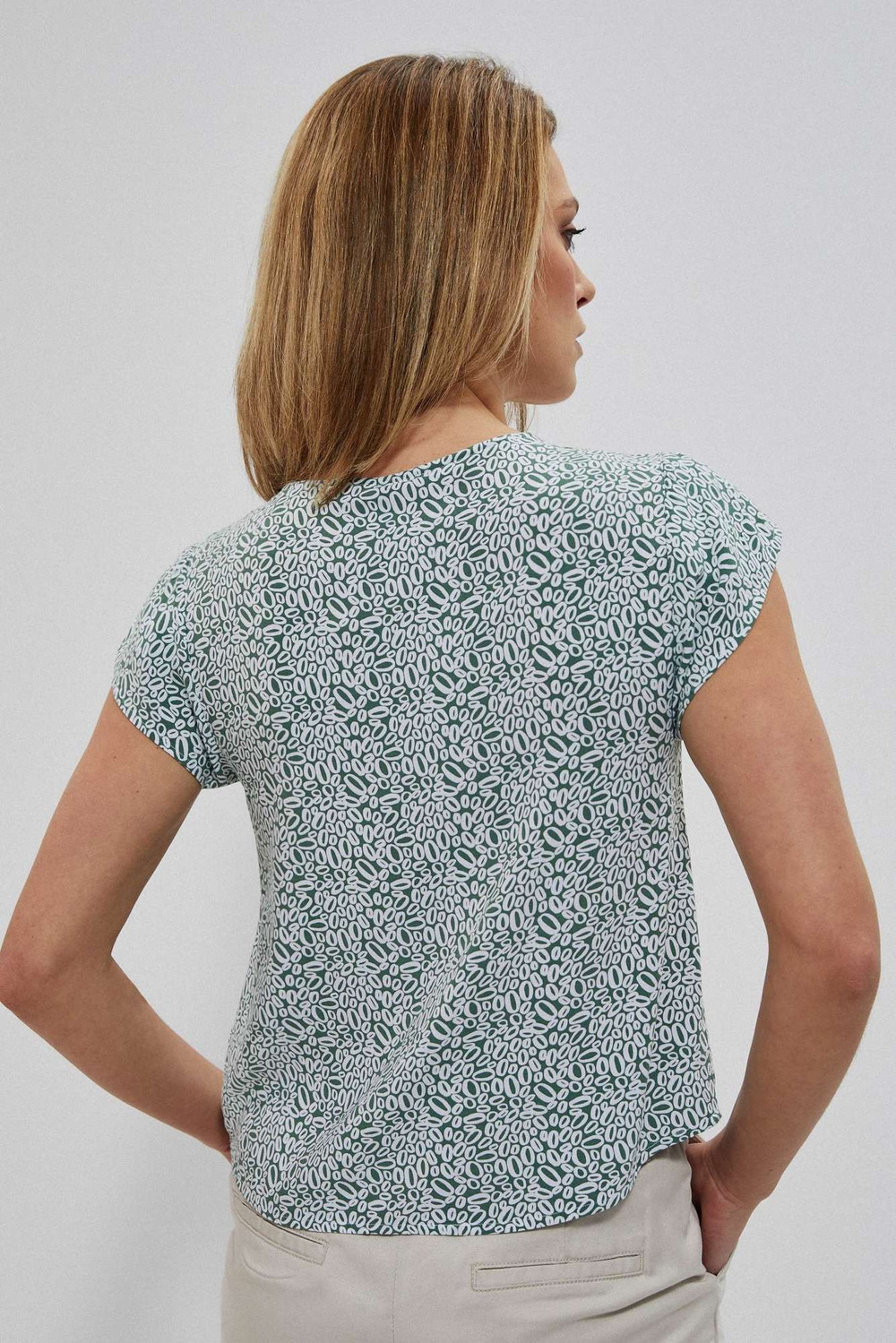 Patterned shirt blouse