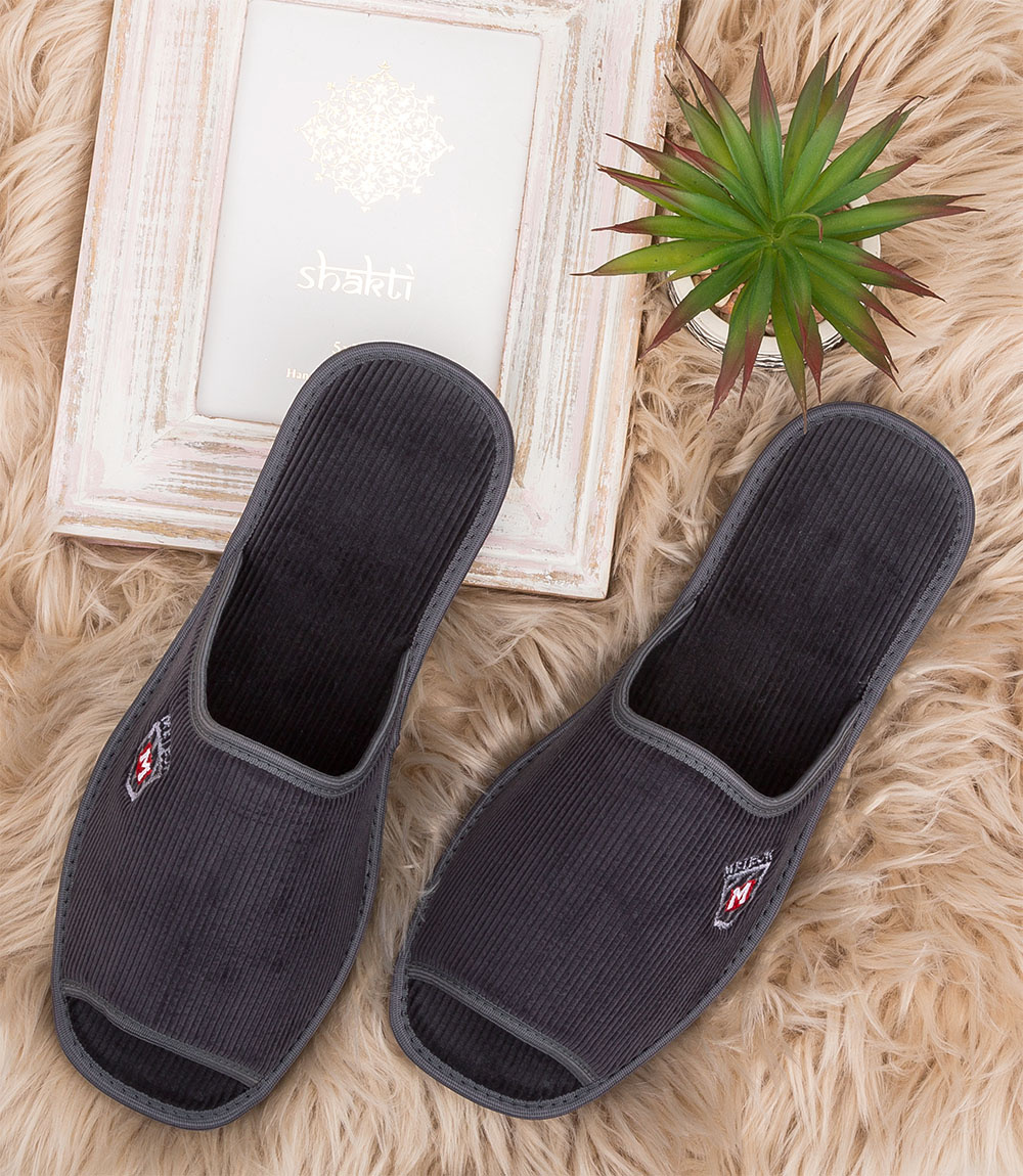 Мъжки чехли Natural Style NS-252 сиви