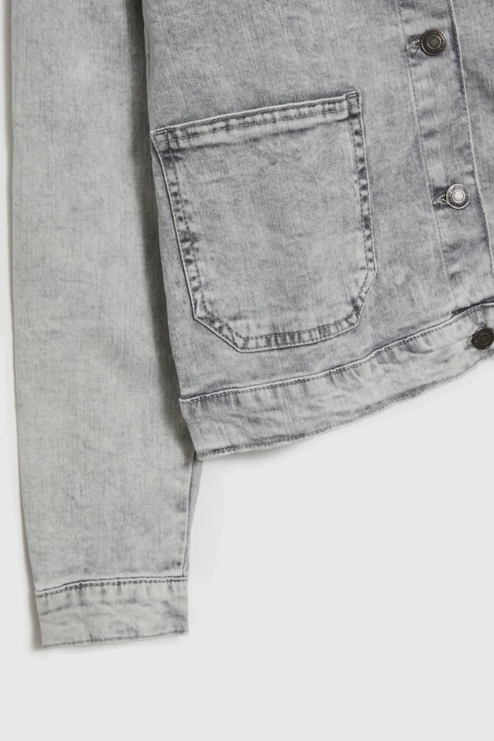 Marisse Gray Denim Jacket