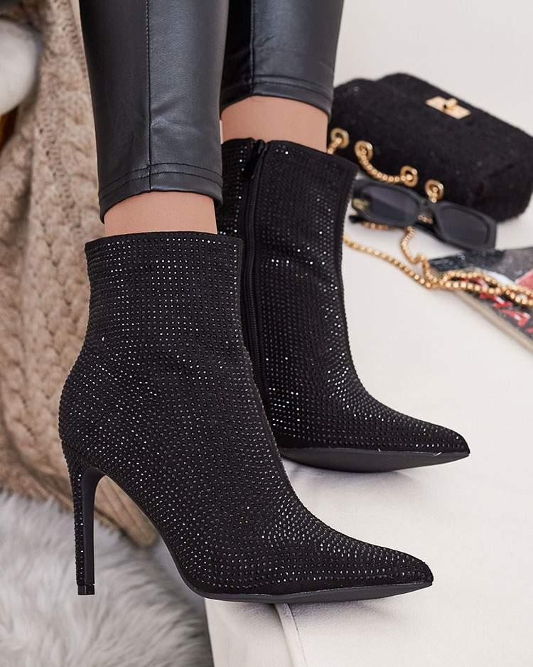 Resti Women&#039;s Lekirisa Zirconia Stiletto Boots
