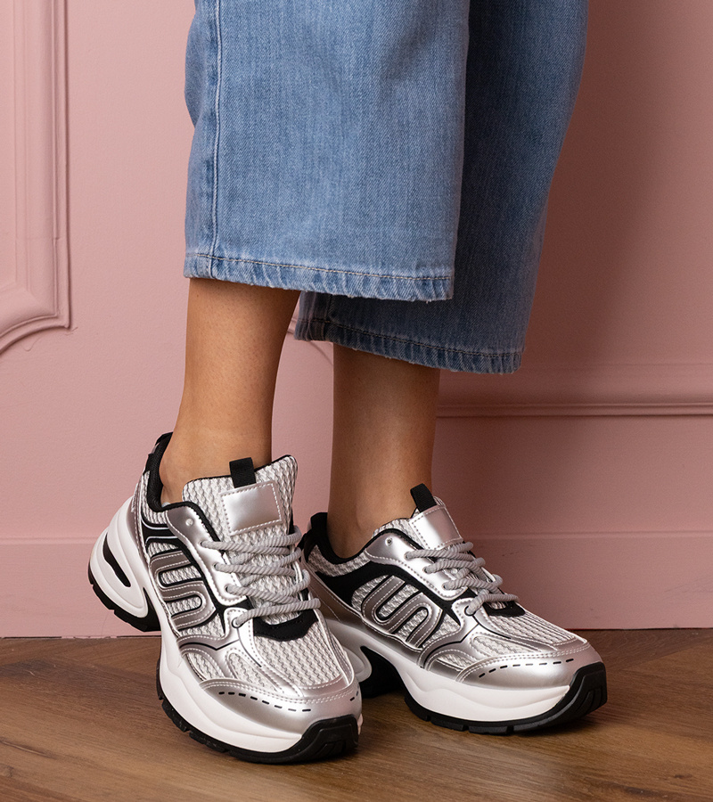 Gemre Adidași sport de damă argintii Torens