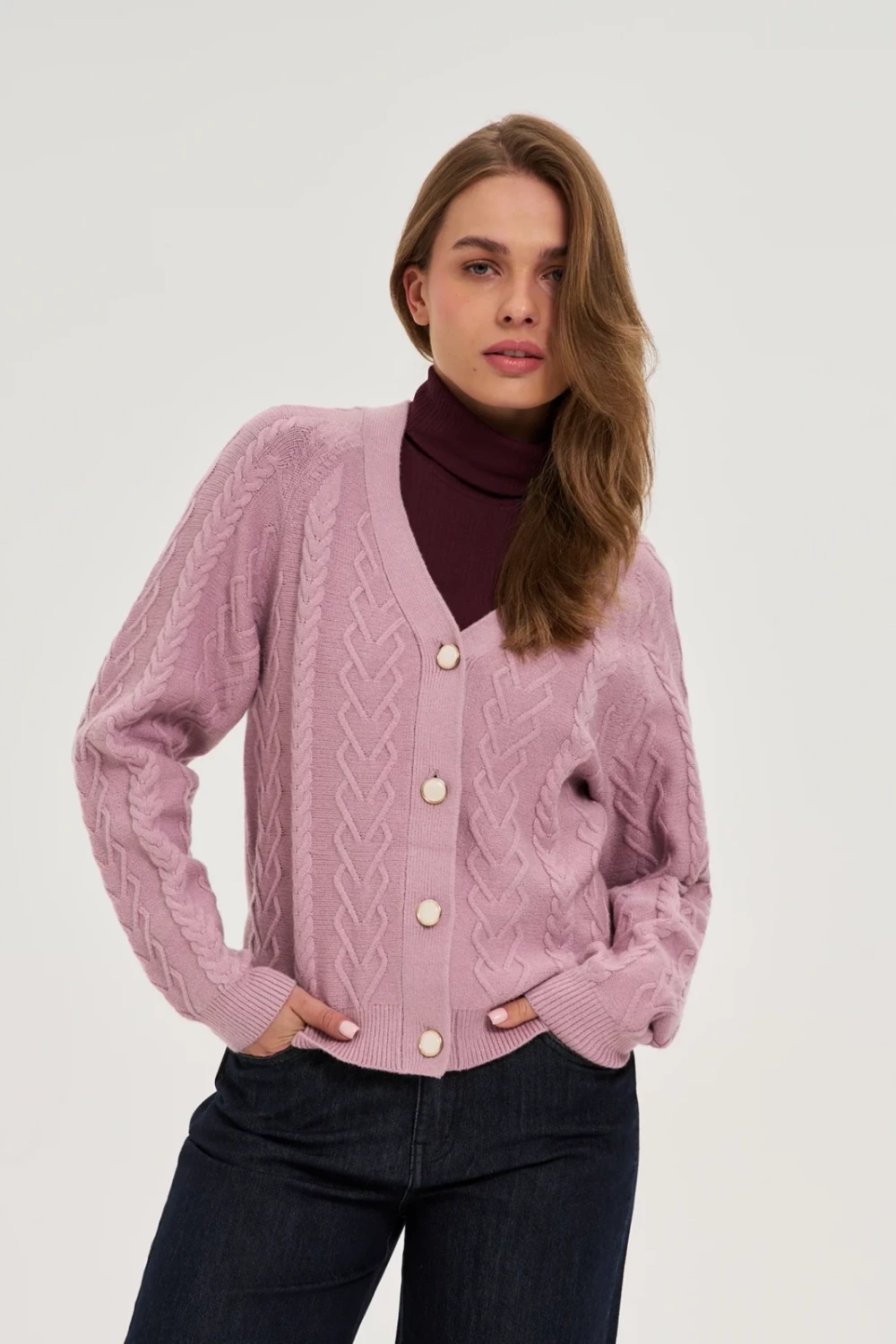 Marisse WOMEN'S SWEATER Z-SW-4826 L.PINK