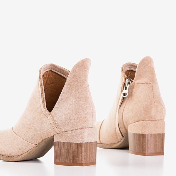 Resti Light brown women&#039;s boots on the post Jeneuer - Footwear