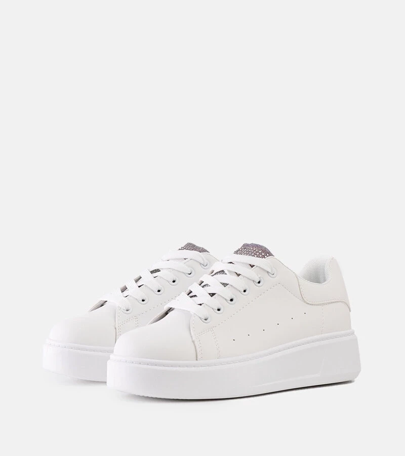 D/CEO White trainers Justar