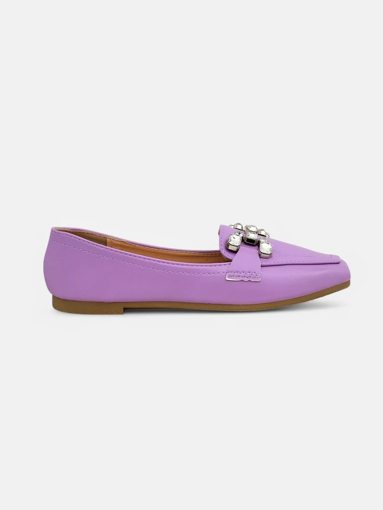 Resti Women's loafers with rhinestones Lecilla