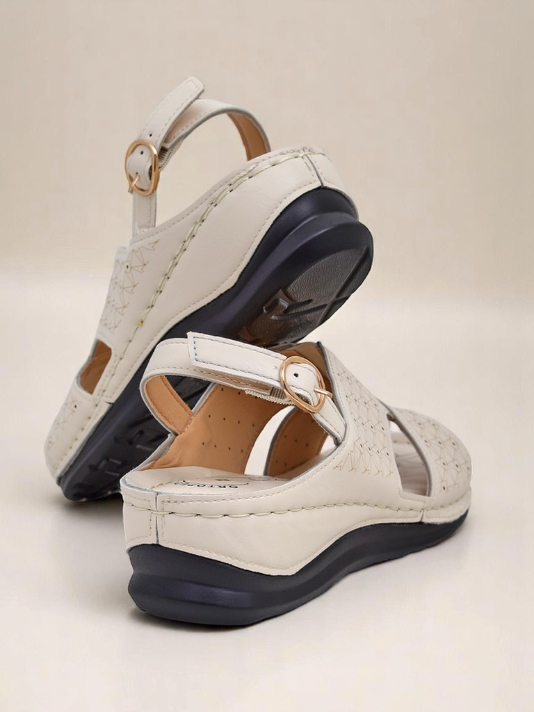 Resti Royal Fashion Women's Comfort Chic Low Wedge Sandals