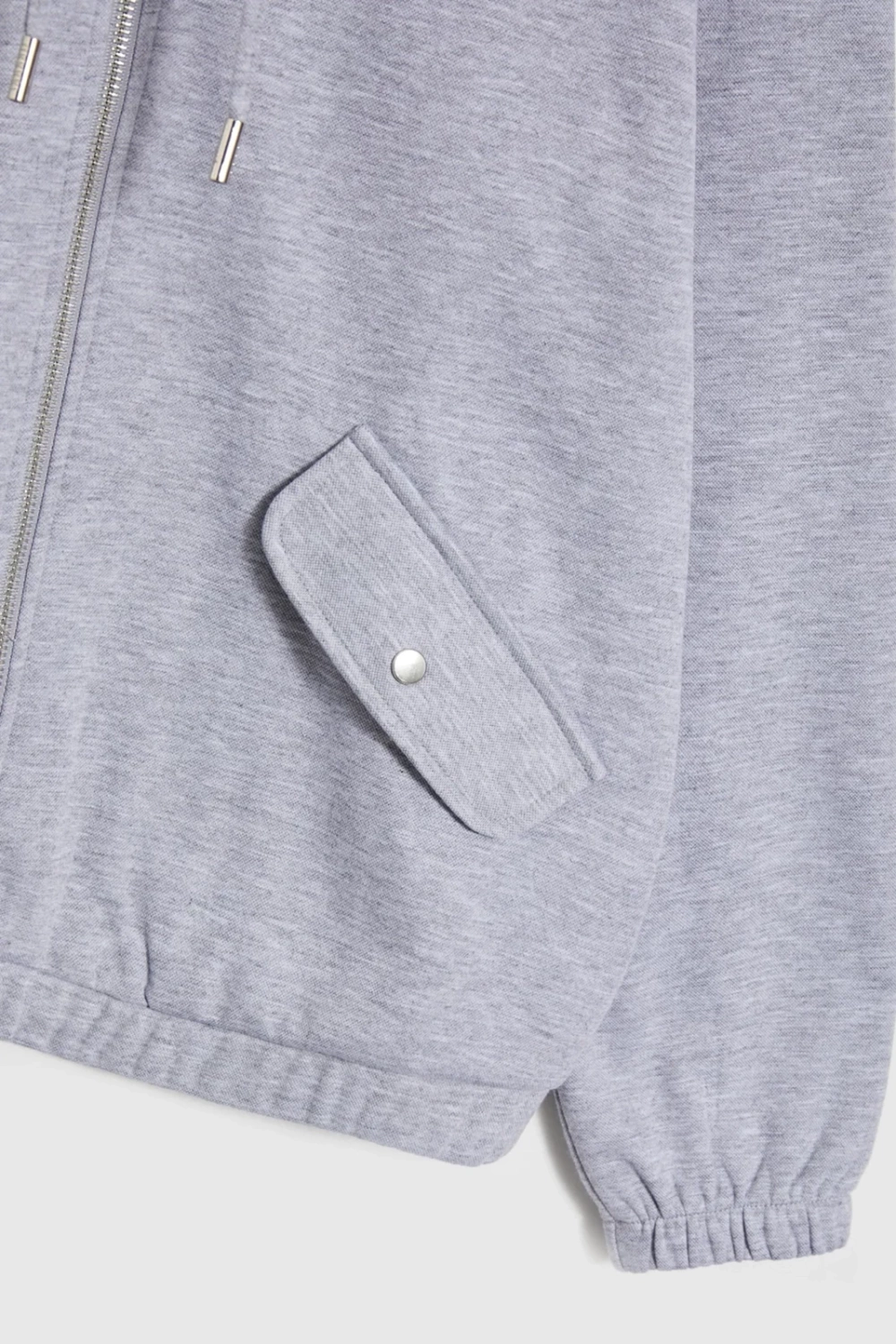 Marisse WOMEN'S SWEATSHIRT Z-BL-4811 L.GREY MEL