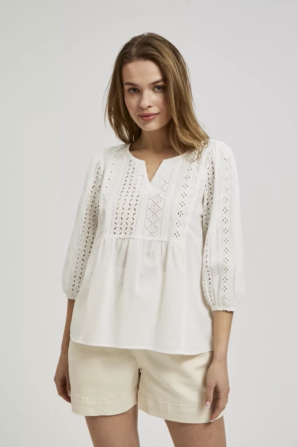 Marisse Women&#039;s Shirt L-Ko-4342 White