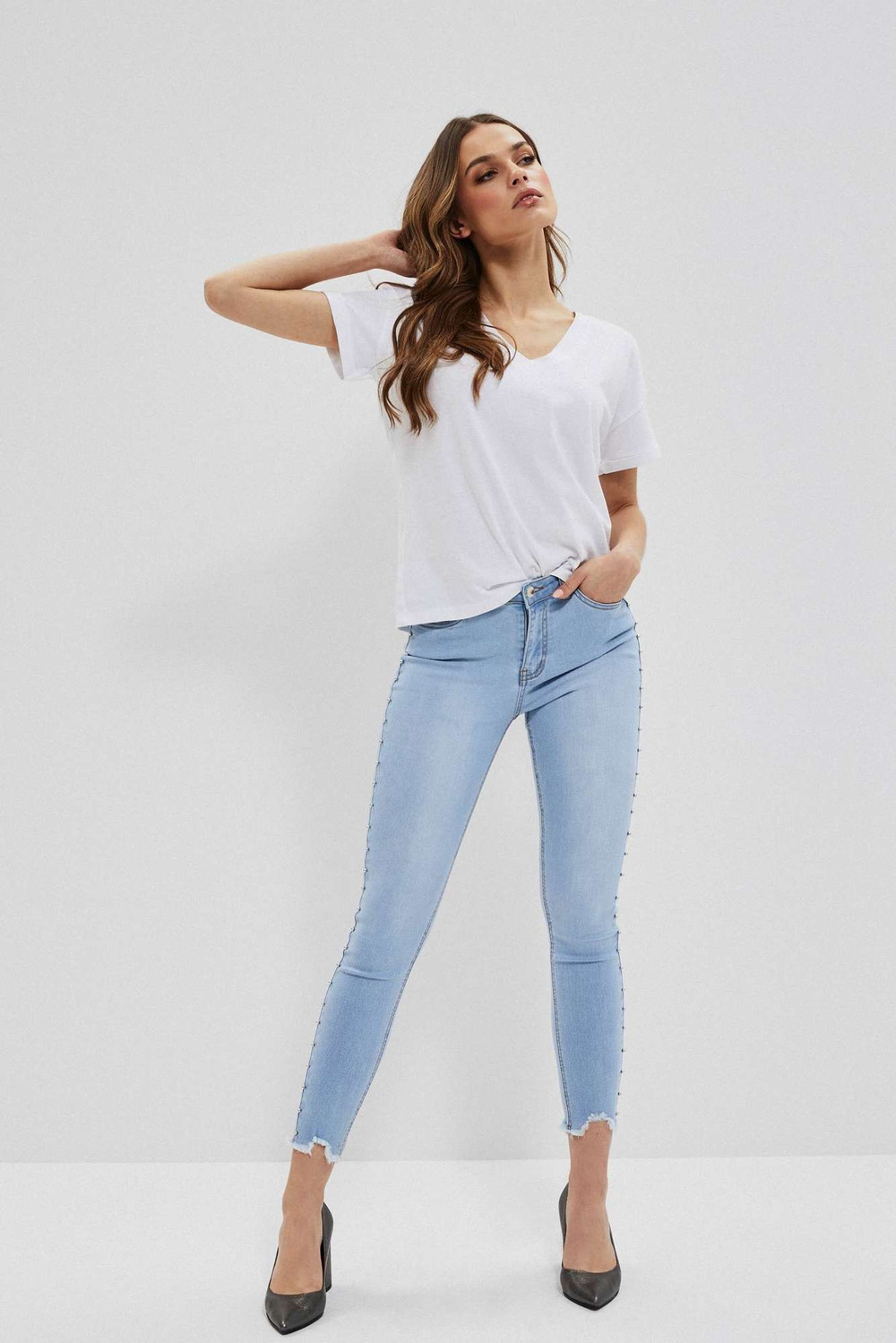 Marisse Medium Waist Jeans L-Je-3708 L.Blue