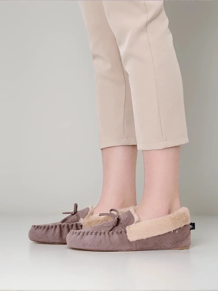 Resti Women's moccasins with fur Ahtikes