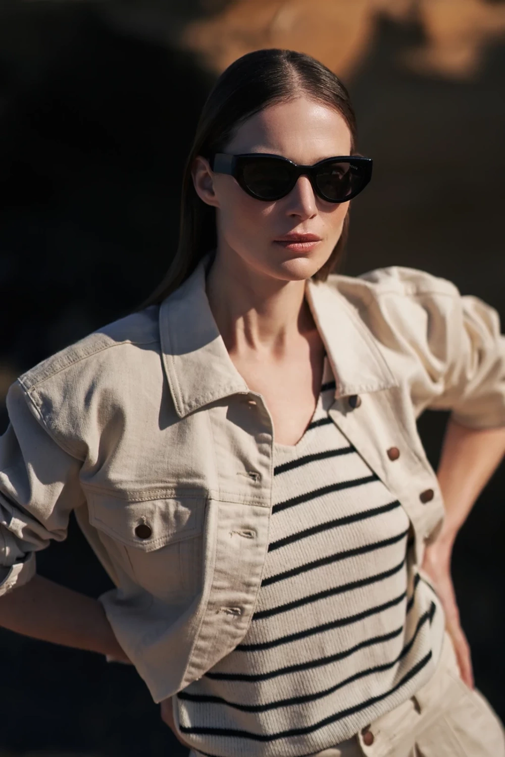 Marisse Women&#039;s Jacket L-Ku-4322 L.Beige