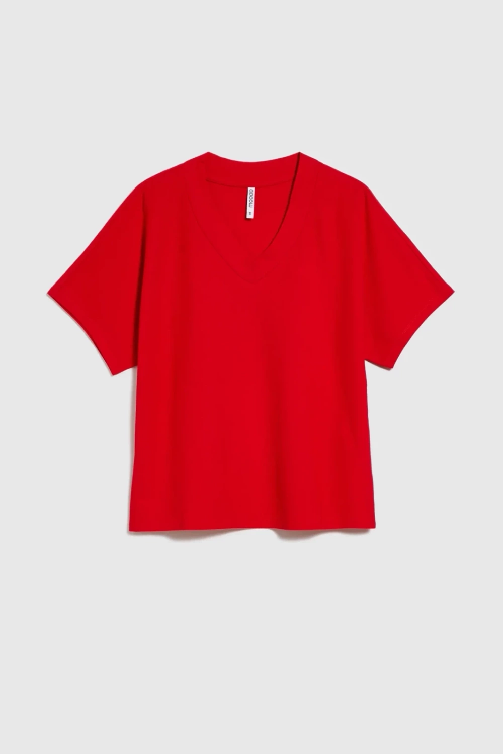 Marisse Red Cotton Blouse