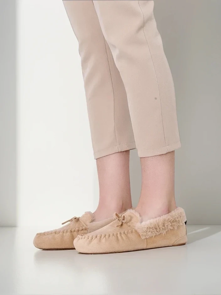 Resti Women's moccasins with fur Ahtikes