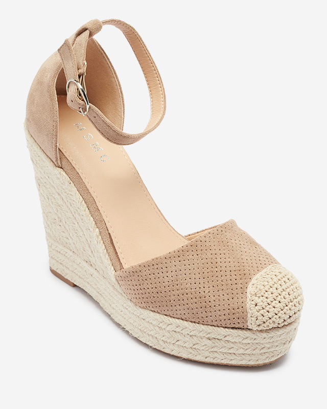 Resti Brown women's Meylasi platform sandals