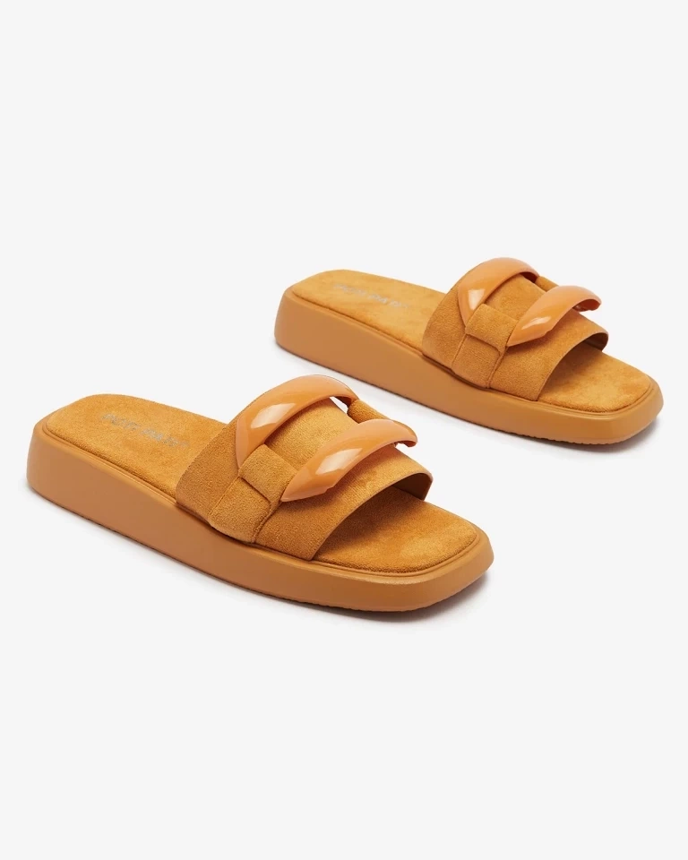Dámske šľapky Resti z eco-semišu