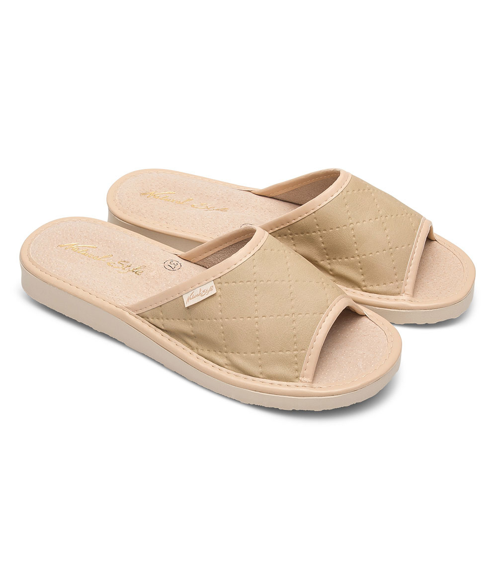 Dámske papuče Natural Style NS-112 Béžové