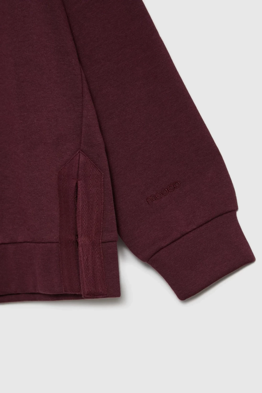 Marisse WOMEN'S SWEATSHIRT Z-BL-4820 BURGUNDY