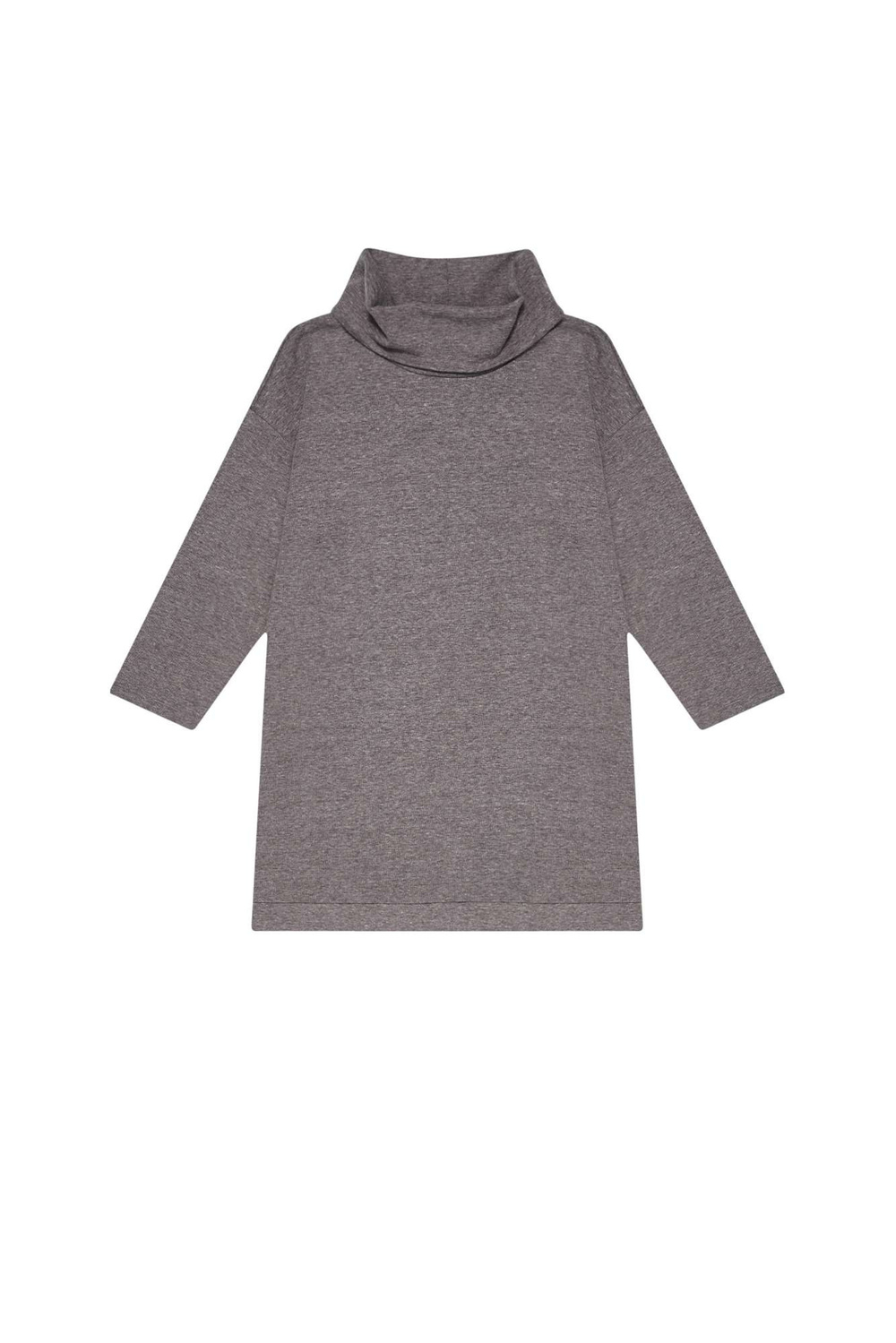 Tricotat tricou turtleneck - grafit