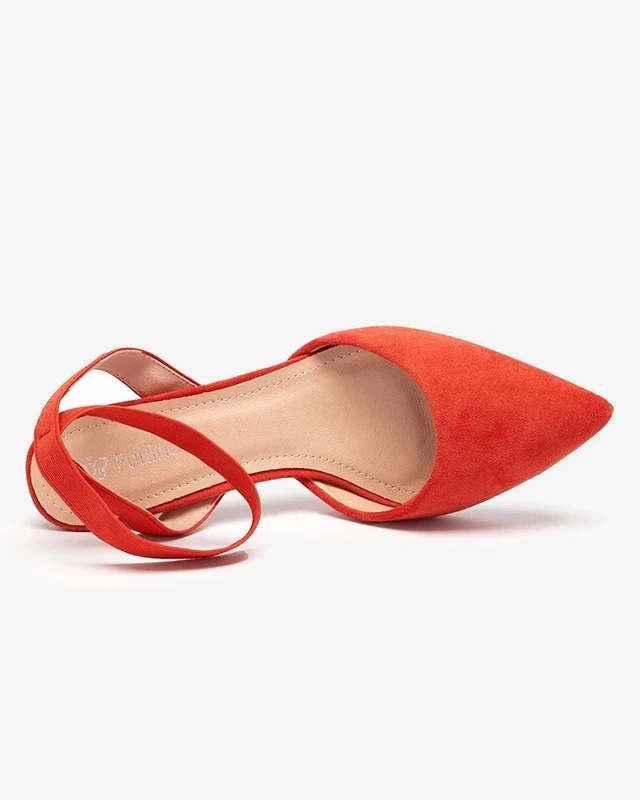 Resti Orange sandals on the post Brossi - Shoes
