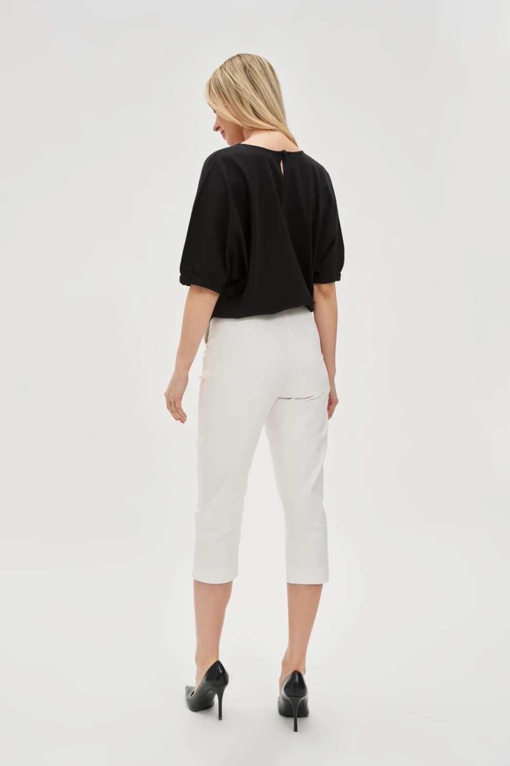 Marisse Women's Trousers L-Sp-4615 Off White