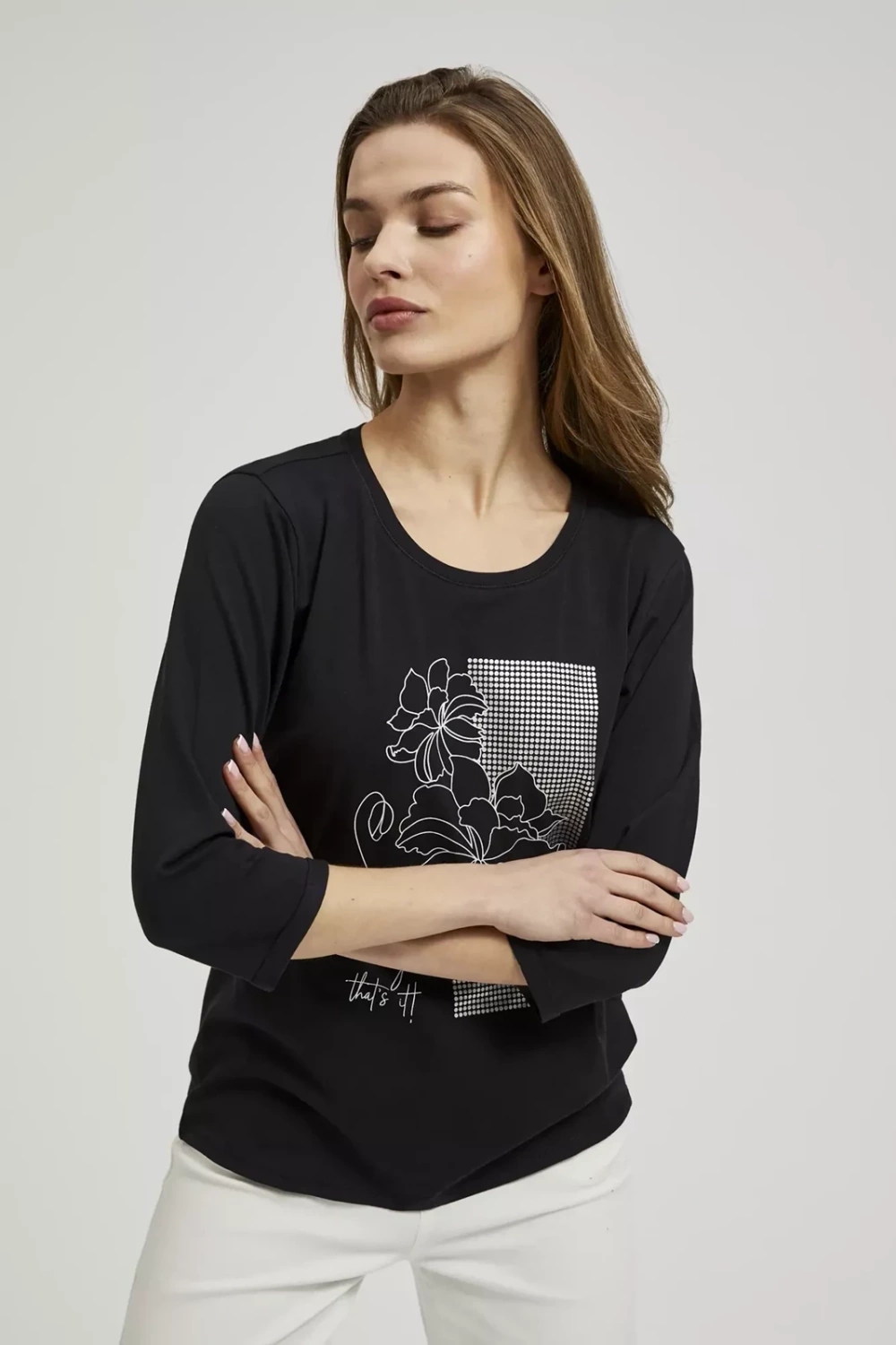Marisse Women&#039;s Blouse L-Ts-4324 Black